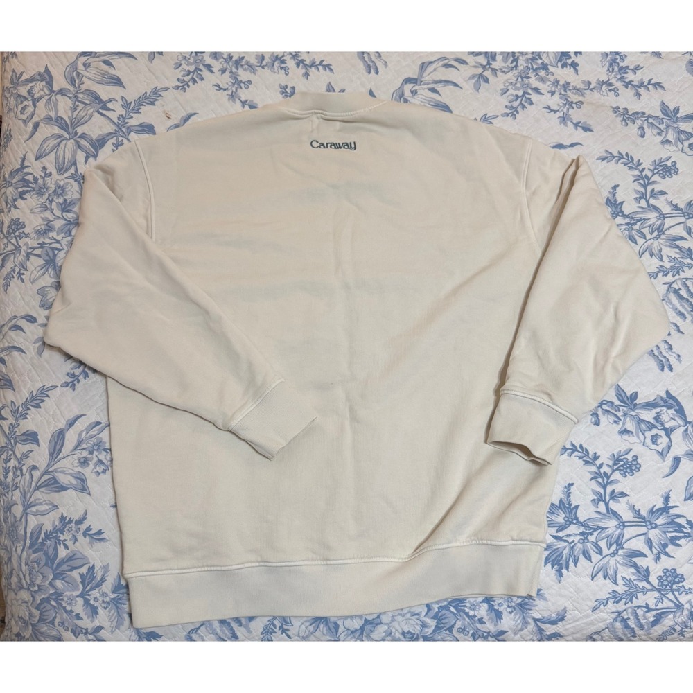 MATE the Label x Caraway Home Cook Organic Cotton Sweatshirt Cream XS/S - Picture 6 of 9